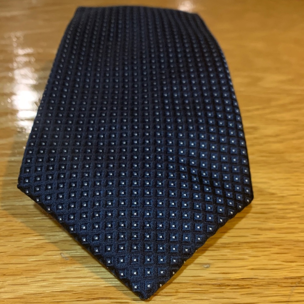 Tommy Hilfiger Navy Textured Tie